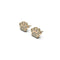 patte | Or Vermeil | Boucles d'oreilles à imprimé chiot avec diamants CZ